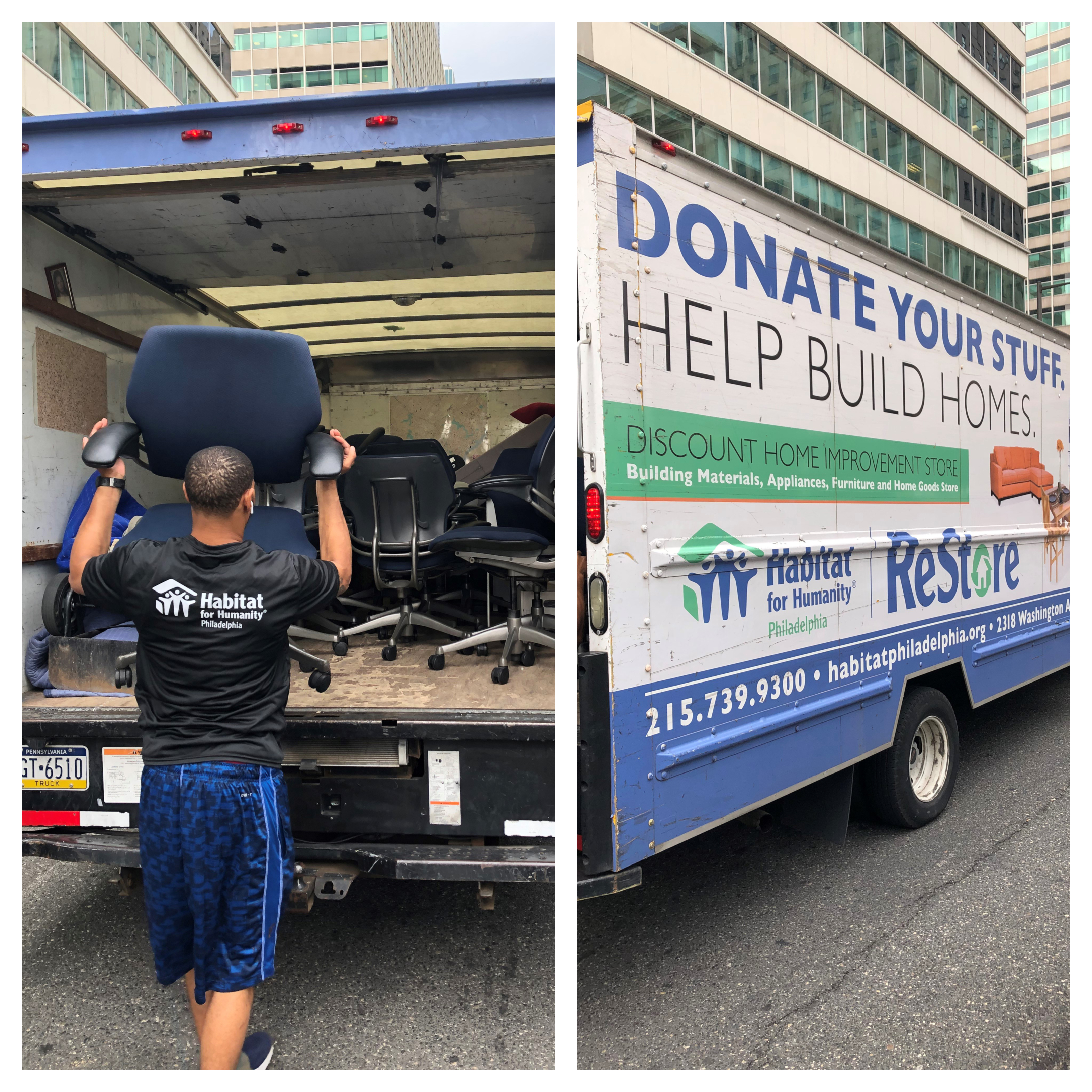 Liberty SBF Donates Office Chairs to Habitat for Humanity LibertySBF